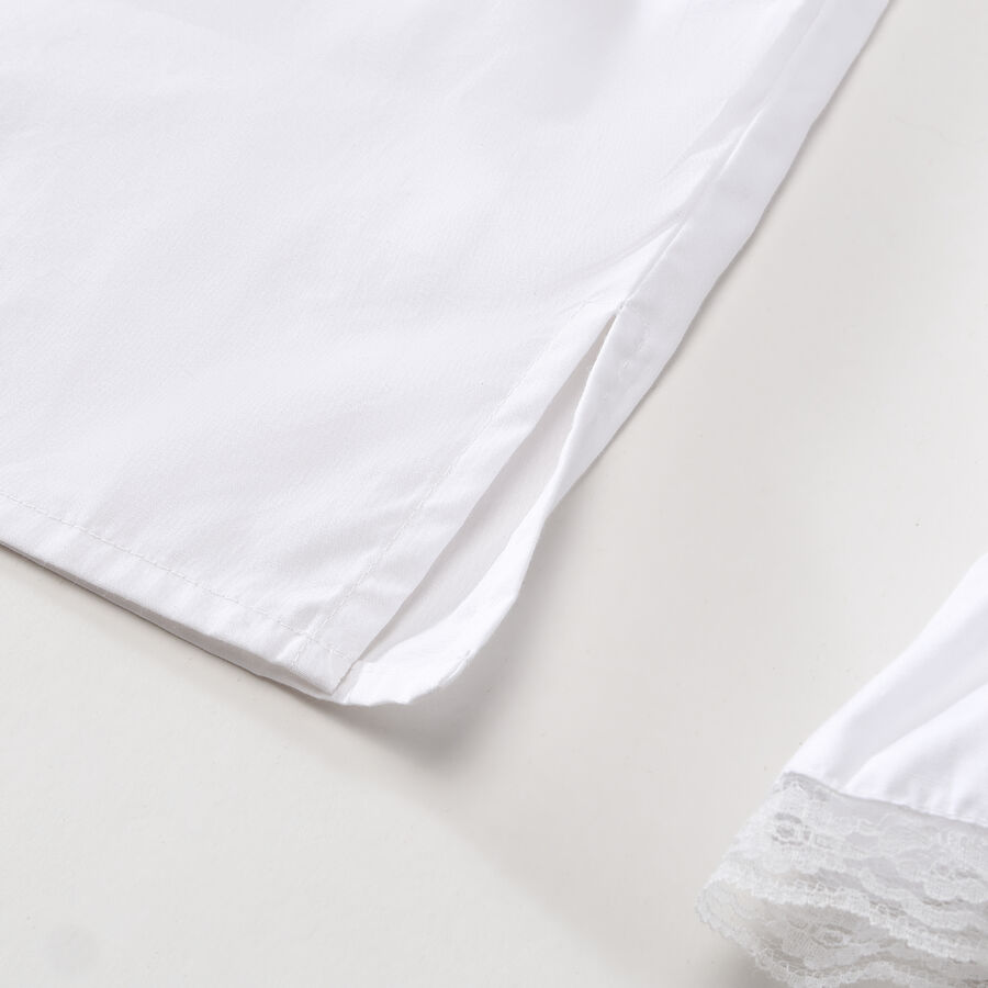 photo n&deg;7 : Chemise victorienne homme avec jabot dentelle et noeud amovible