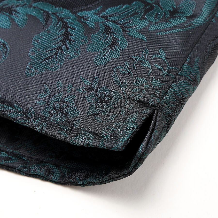 photo n&deg;10 : Gilet victorien steampunk homme - brocart vert &agrave; boutons d&eacute;coratifs