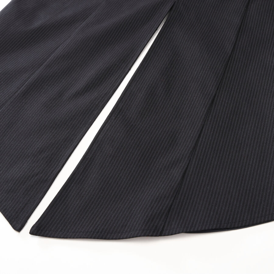 photo n&deg;8 : Veste steampunk homme ray&eacute;e noir avec imitation cuir et engrenages