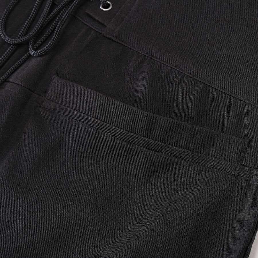 photo n&deg;14 : Pantalon coton noir steampunk taille haute &agrave; boutons Argent&eacute;s