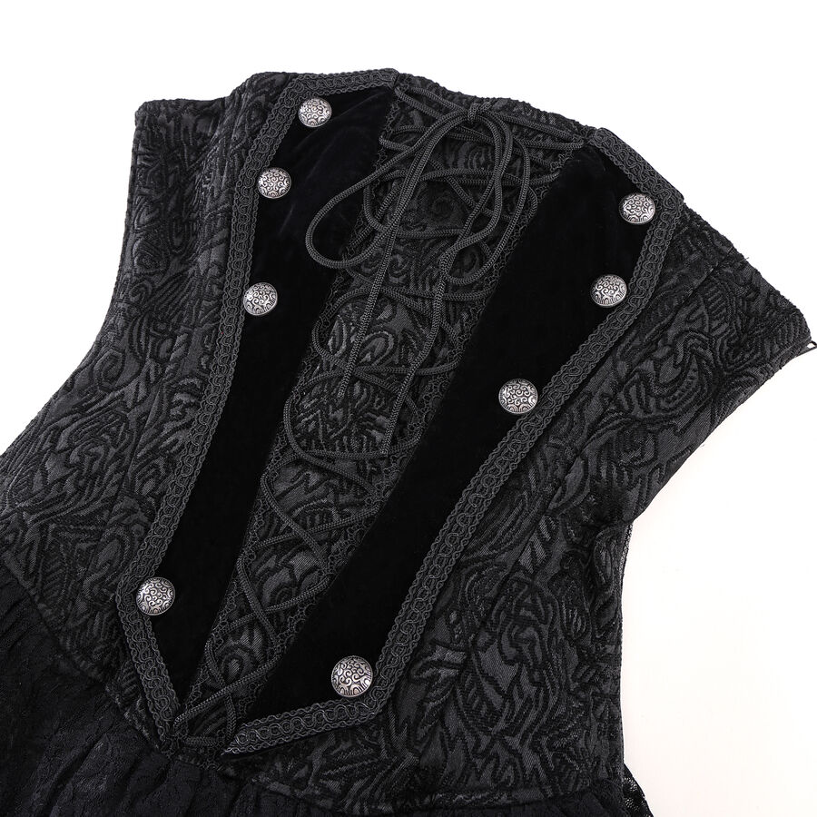 photo n&deg;3 : Robe corset gothique victorienne noire