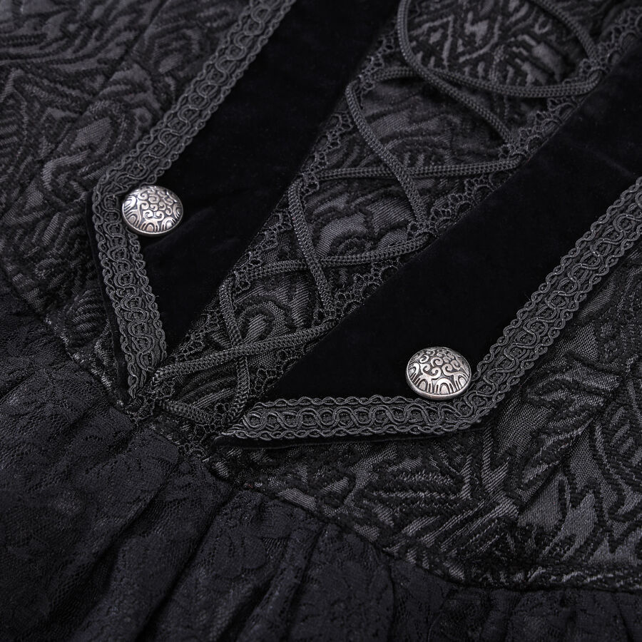 photo n&deg;4 : Robe corset gothique victorienne noire