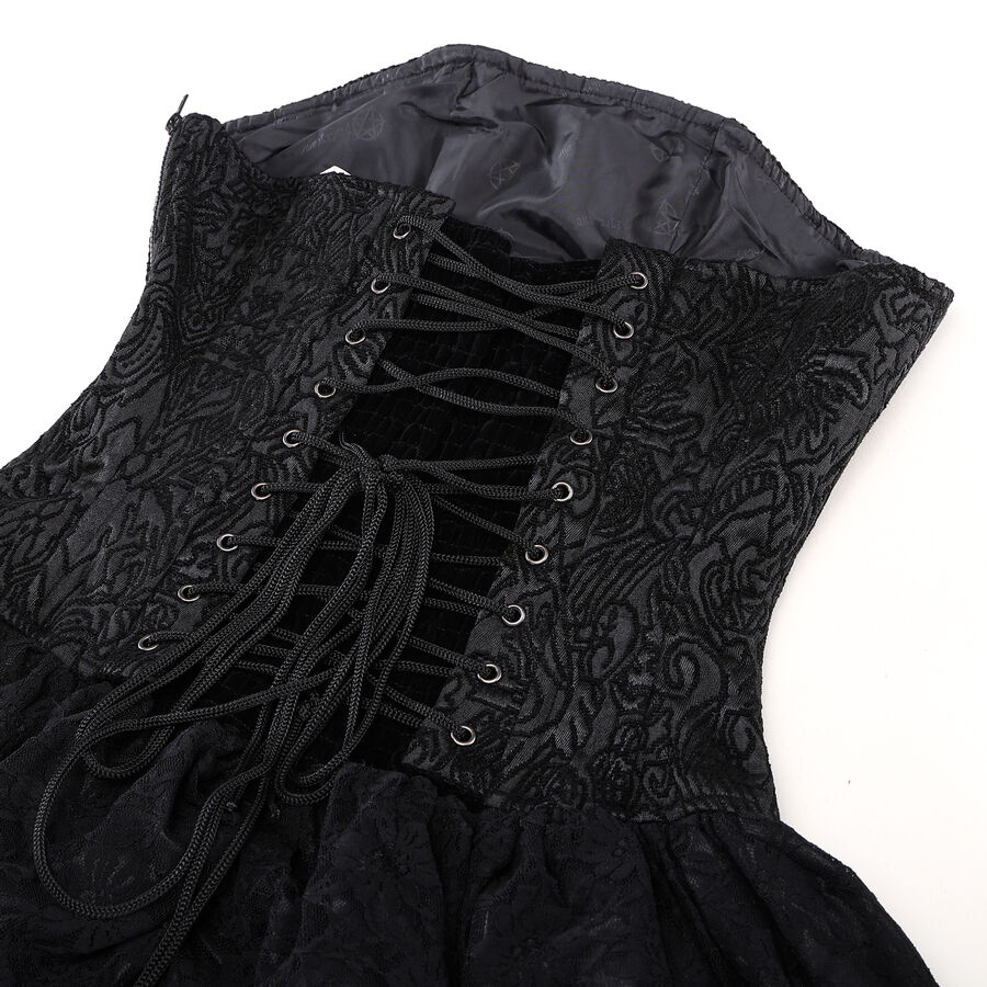 photo n&deg;6 : Robe corset gothique victorienne noire
