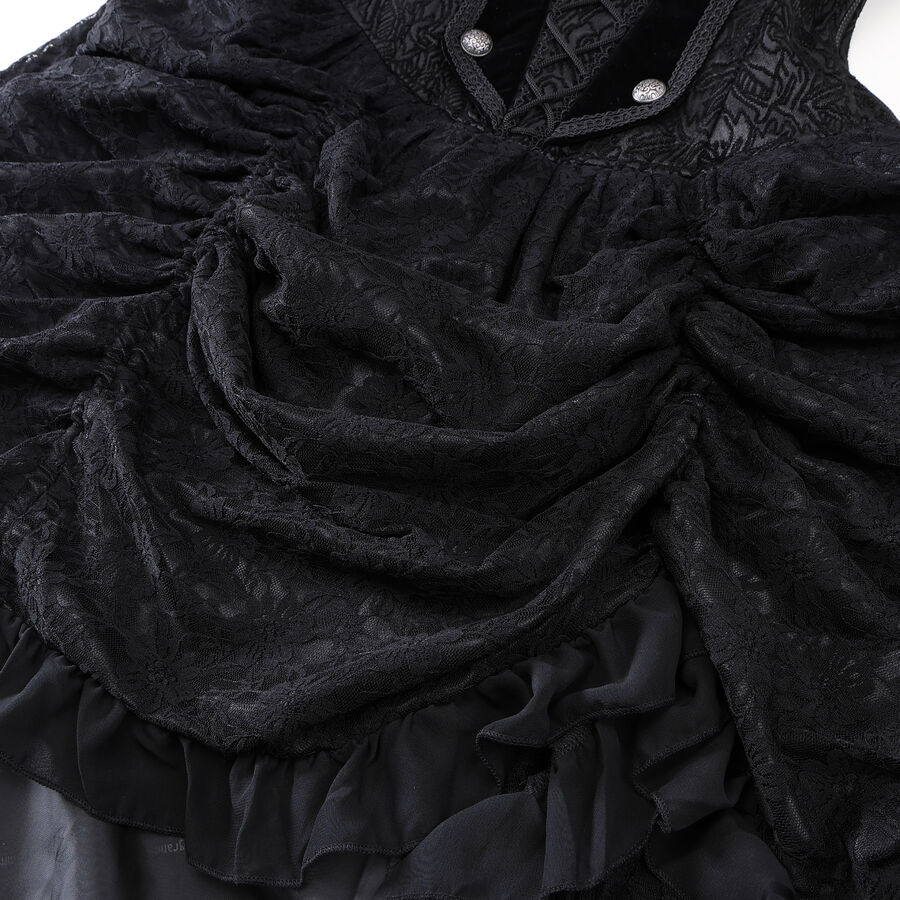 photo n&deg;10 : Robe corset gothique victorienne noire