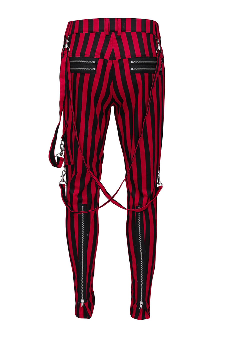 photo n&deg;2 : Pantalon Gothique Punk Rock a zips