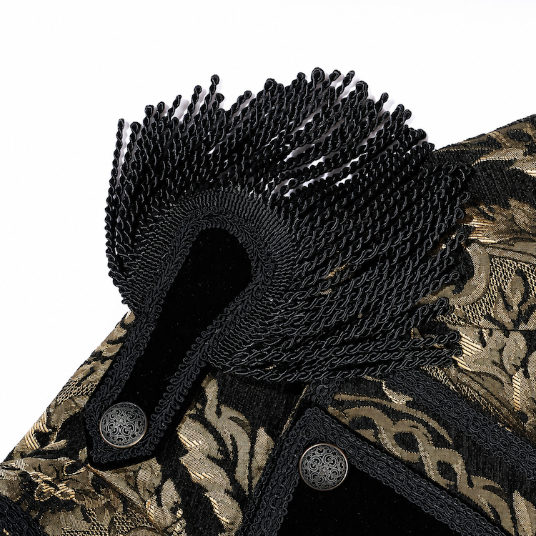 photo n&deg;3 : Veste longue militaire baroque &agrave; &eacute;paulettes - Pentagramme