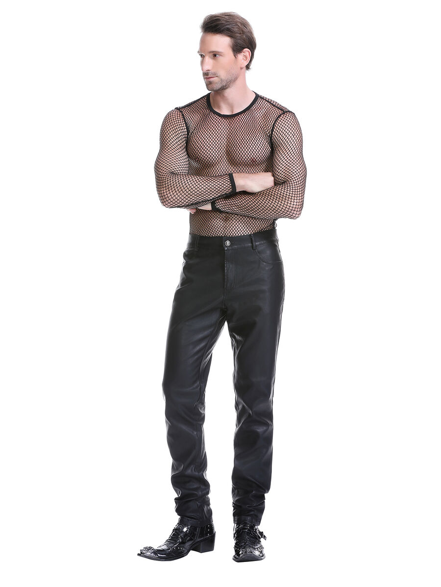 photo n&deg;5 : Pantalon gothique similicuir homme