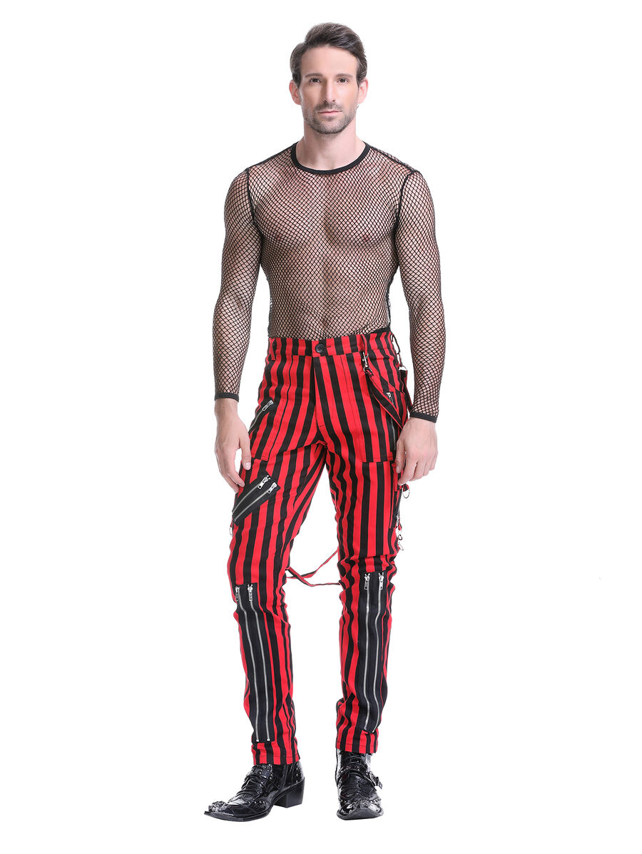 Pantalon Gothique Punk Rock a zips