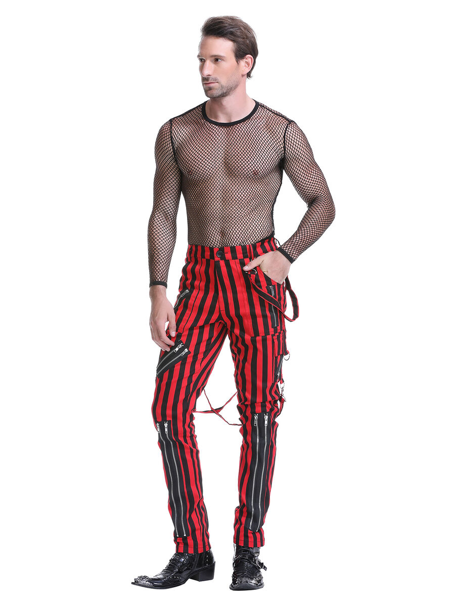 photo n&deg;5 : Pantalon Gothique Punk Rock a zips