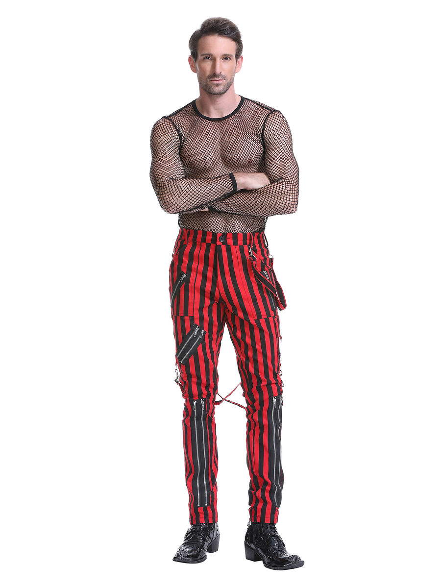 photo n&deg;6 : Pantalon Gothique Punk Rock a zips