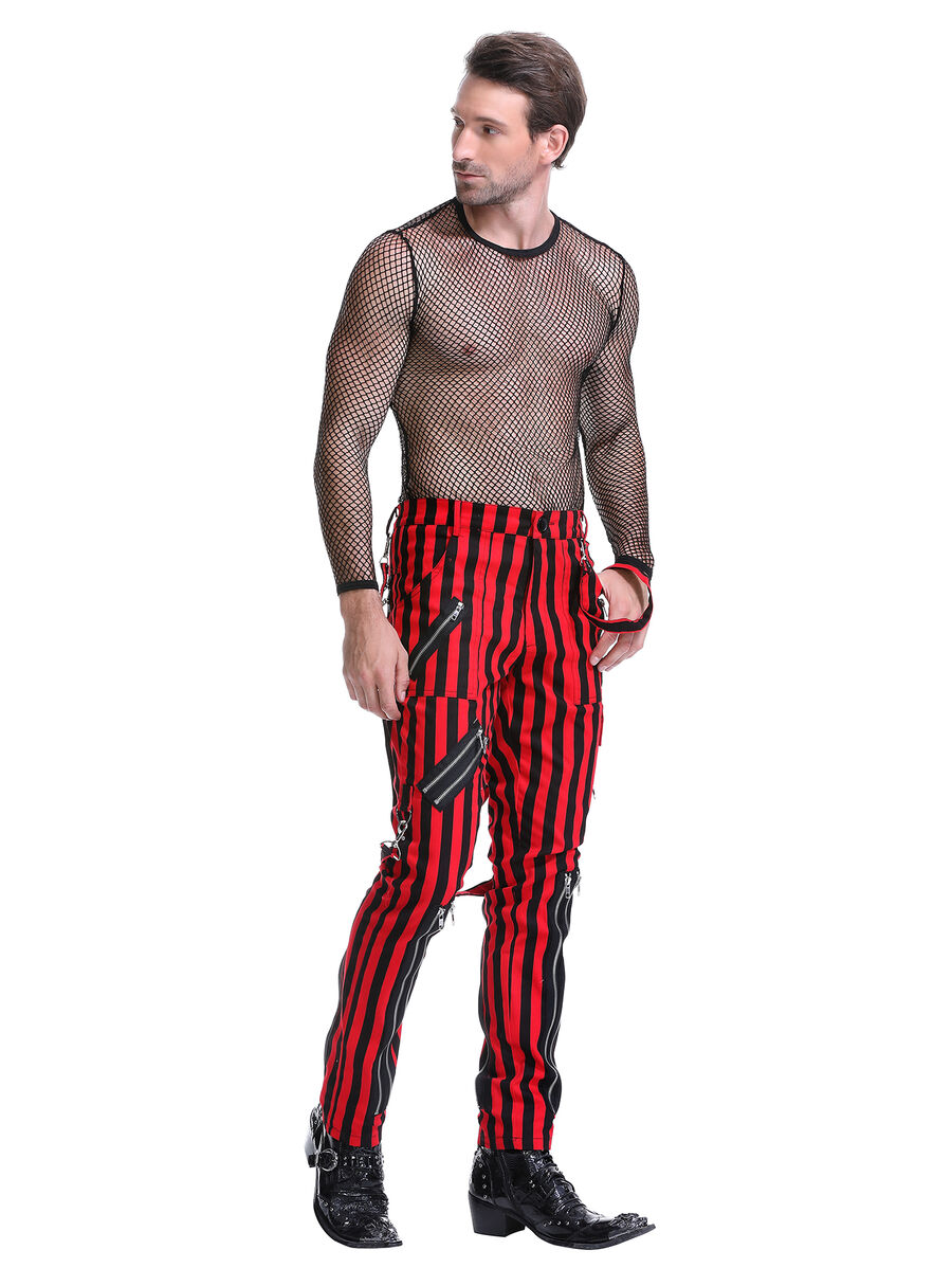 photo n&deg;7 : Pantalon Gothique Punk Rock a zips