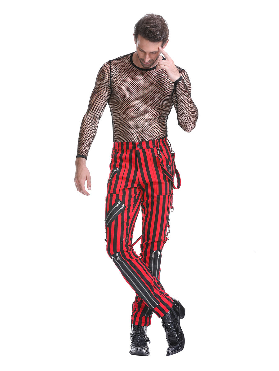 photo n&deg;2 : Pantalon Gothique Punk Rock a zips