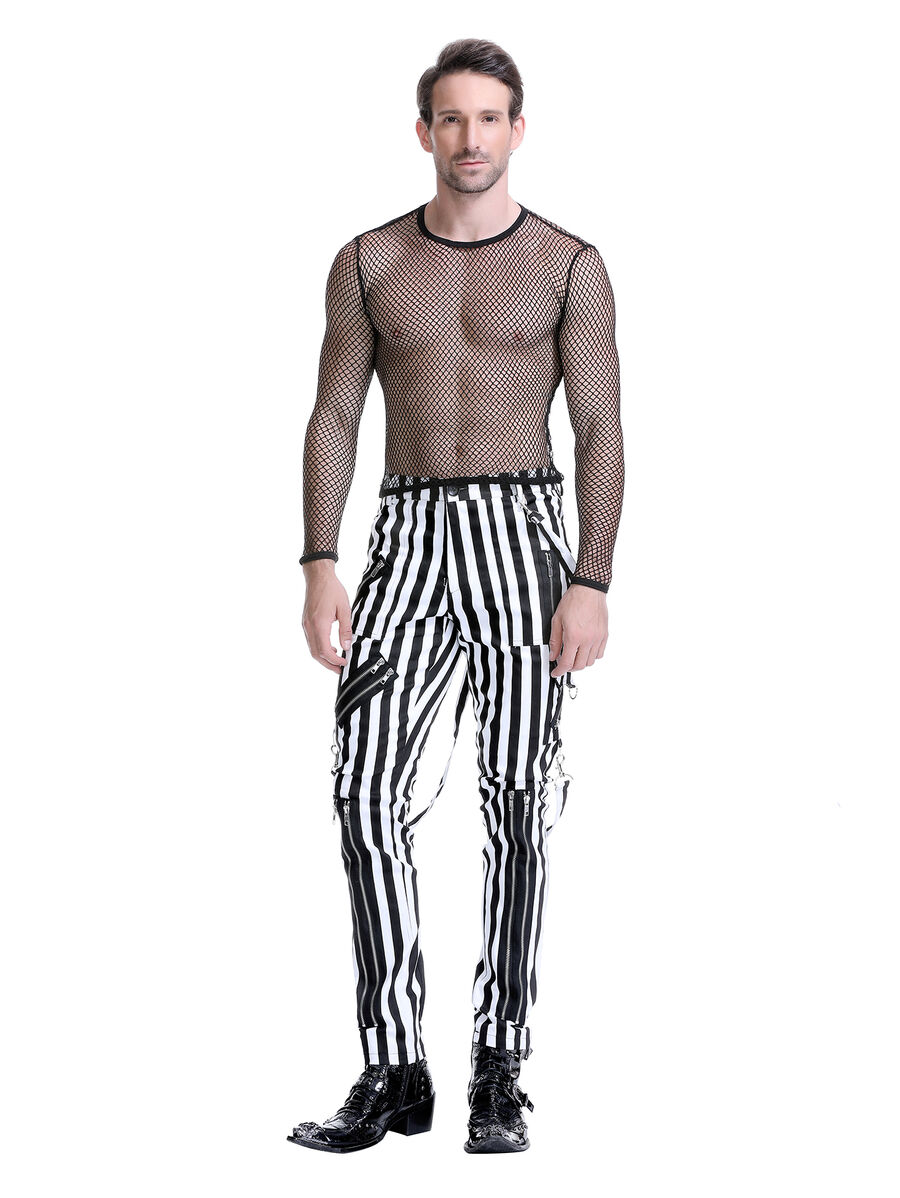 photo n&deg;12 : Pantalon Gothique Punk Rock a zips