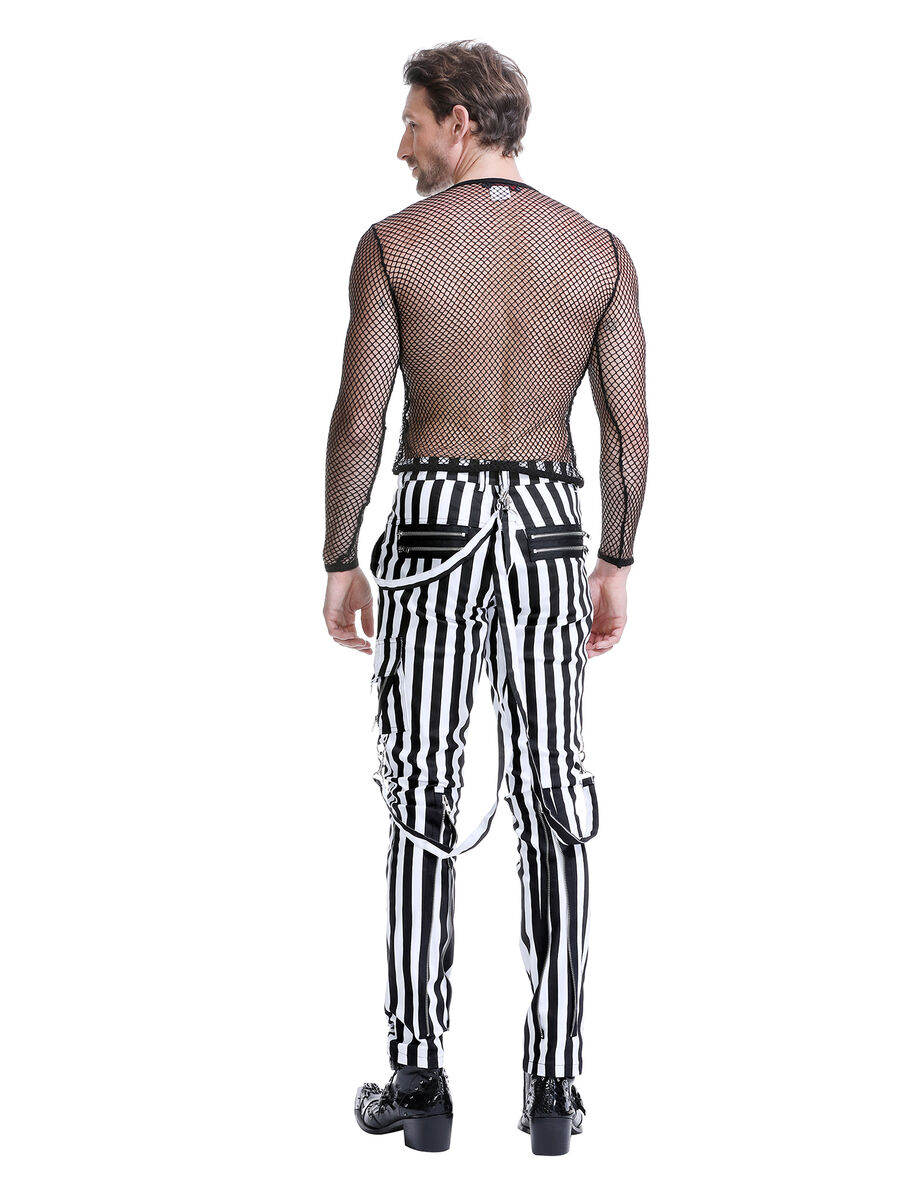 photo n&deg;10 : Pantalon Gothique Punk Rock a zips