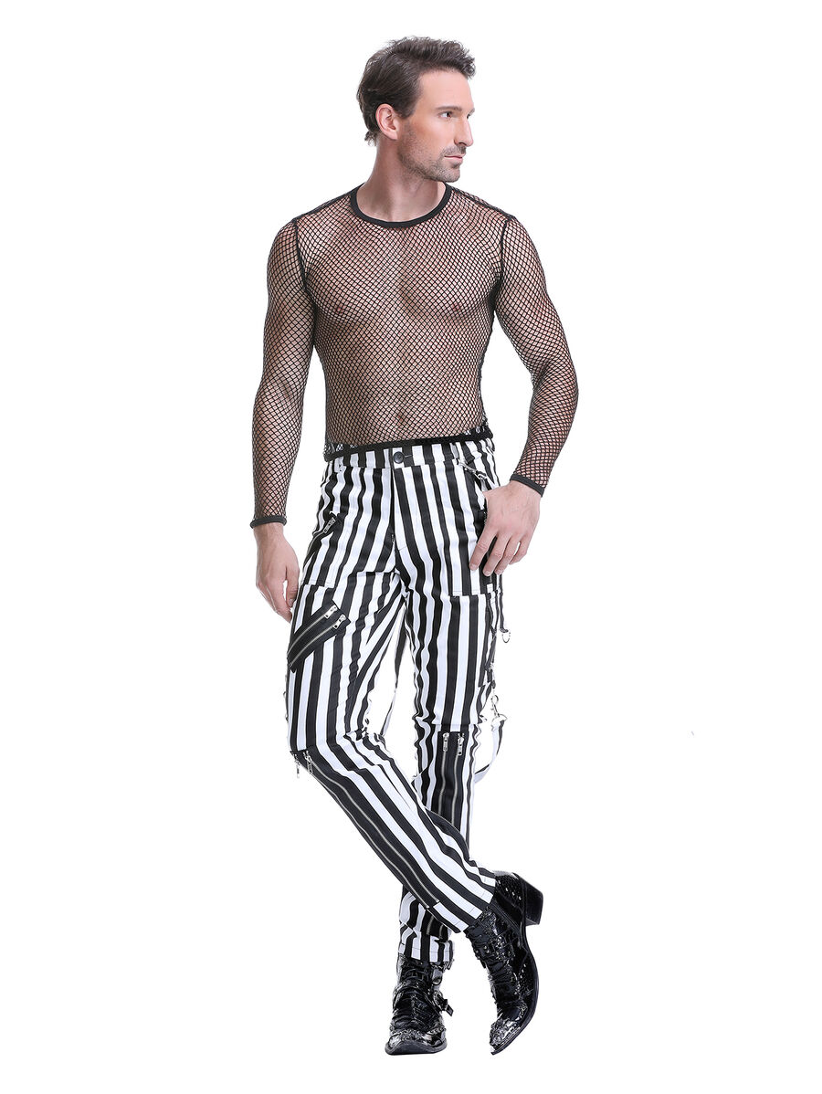 photo n&deg;9 : Pantalon Gothique Punk Rock a zips