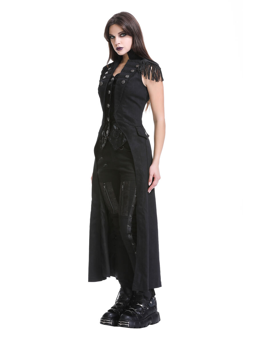 photo n&deg;2 : Gilet femme gothique Steam punk &agrave; taille cintr&eacute;