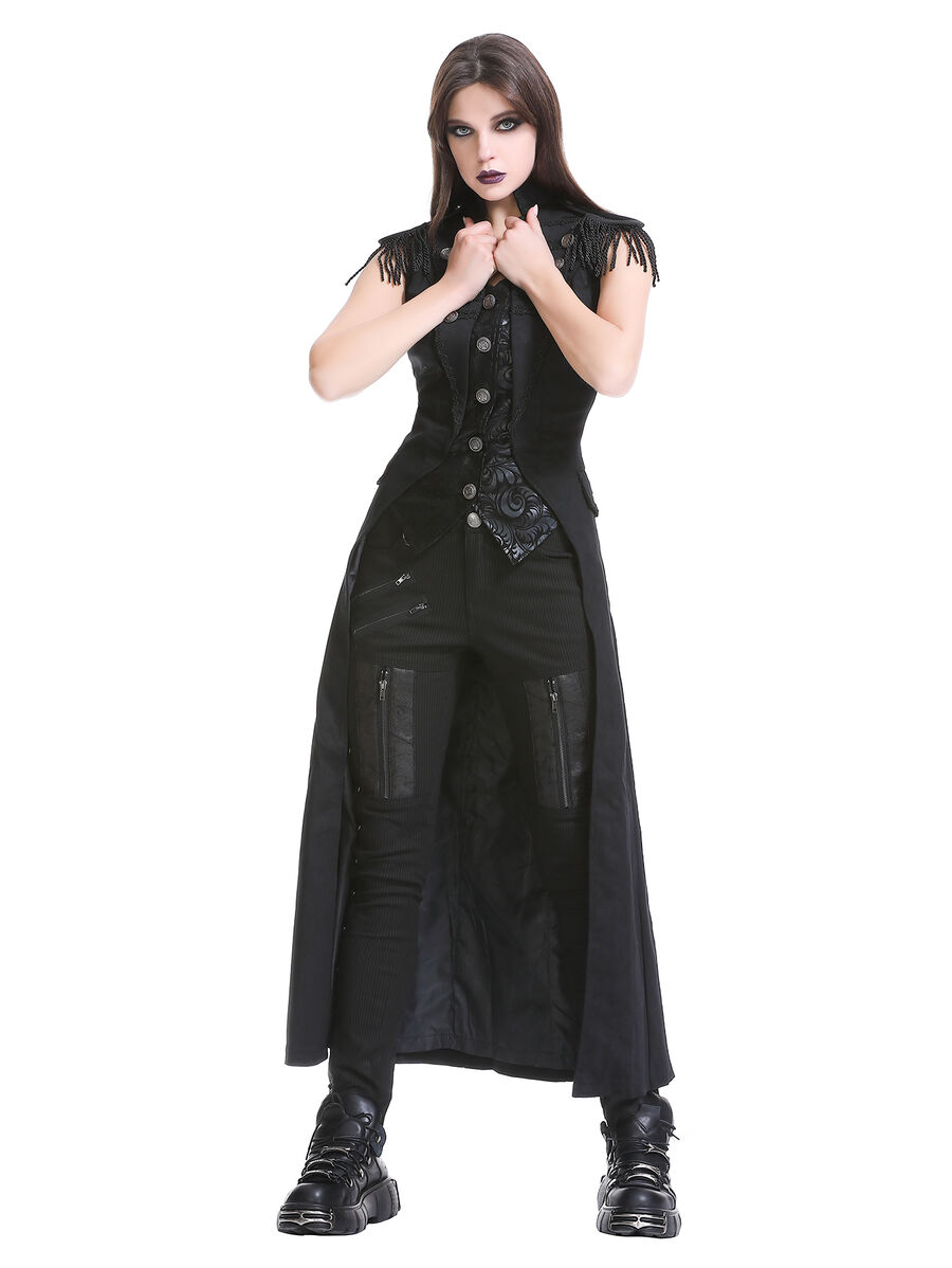 photo n&deg;4 : Gilet femme gothique Steam punk &agrave; taille cintr&eacute;