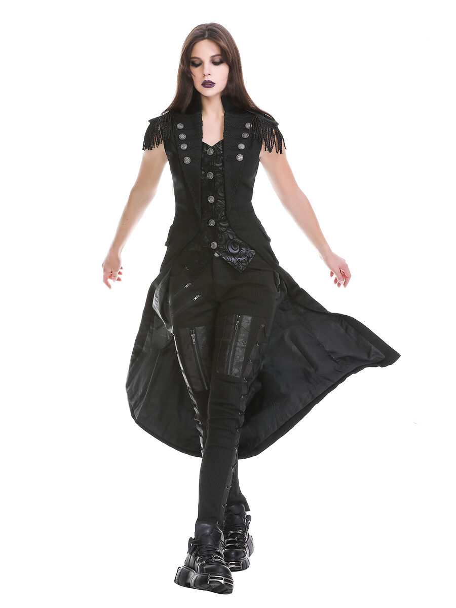 photo n&deg;5 : Gilet femme gothique Steam punk &agrave; taille cintr&eacute;