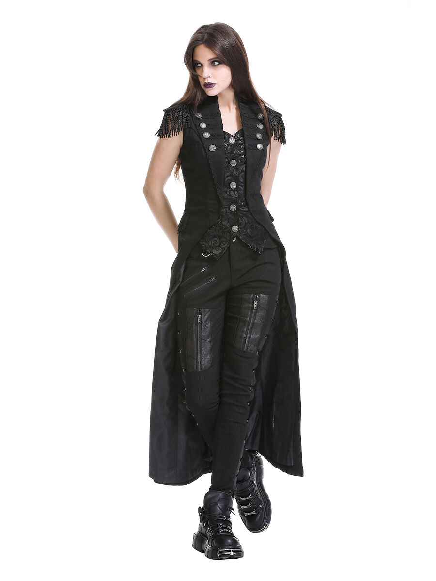photo n&deg;6 : Gilet femme gothique Steam punk &agrave; taille cintr&eacute;