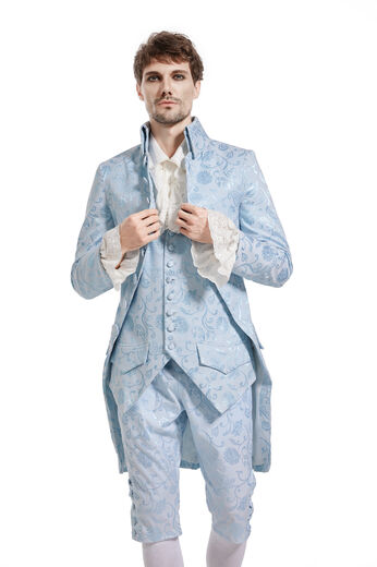 Pantacourt en tissu imprimer  style Louis XV