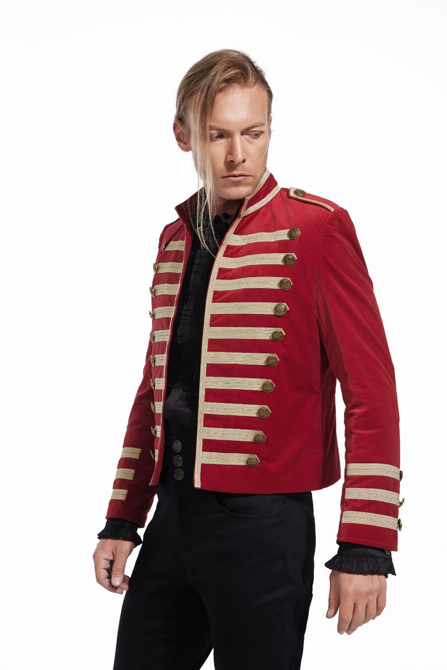 photo n&deg;2 : veste officier homme velours coton