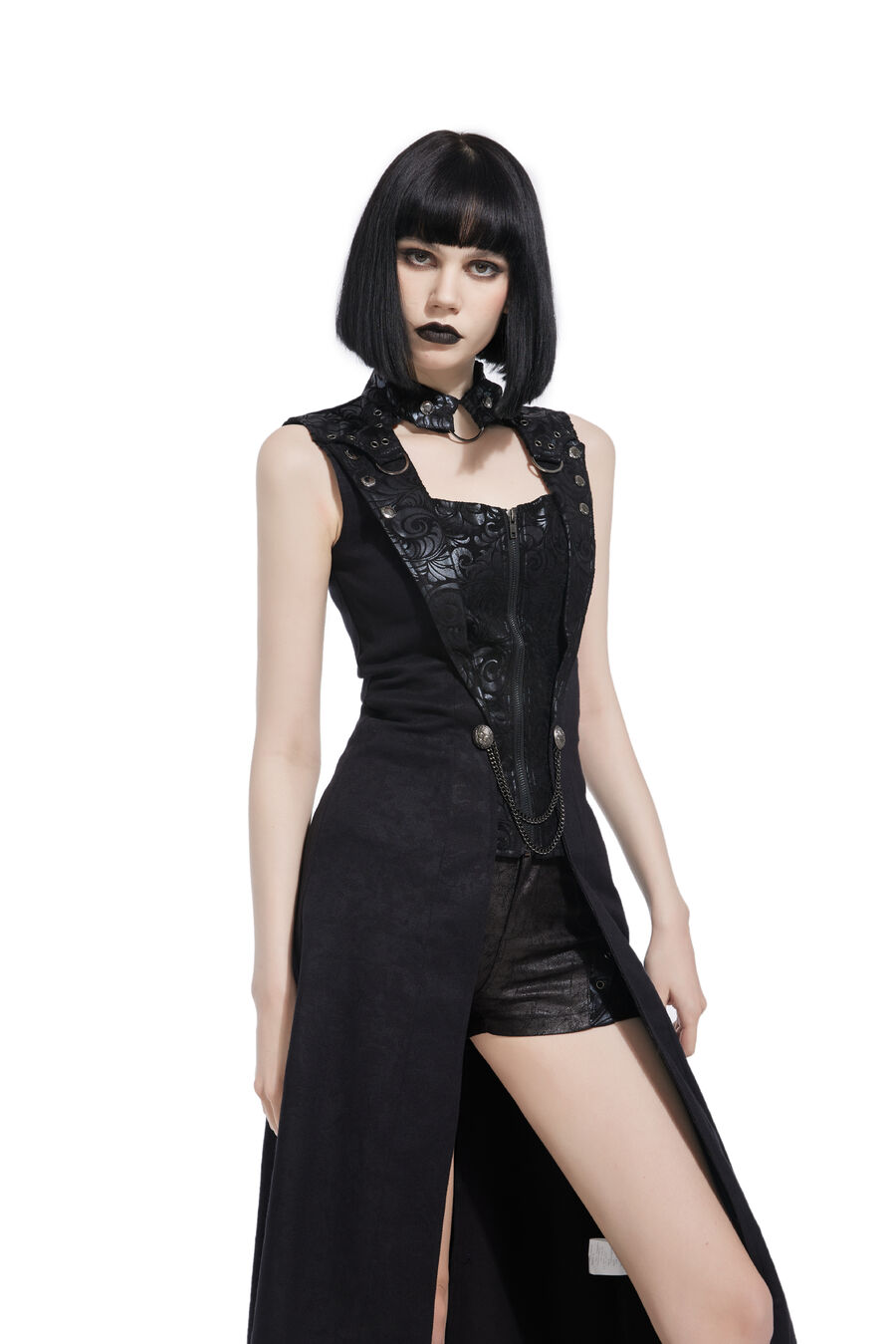 photo n&deg;5 : Robe Gilet longue gothique