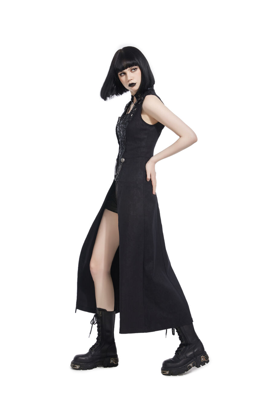 photo n&deg;6 : Robe Gilet longue gothique