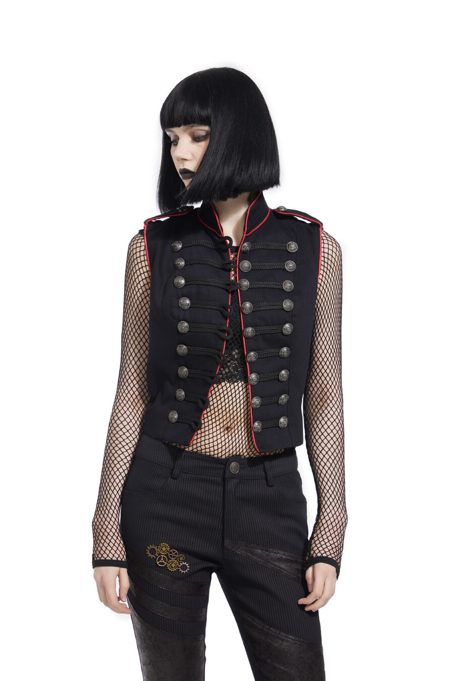 Gilet femme  officier gothique