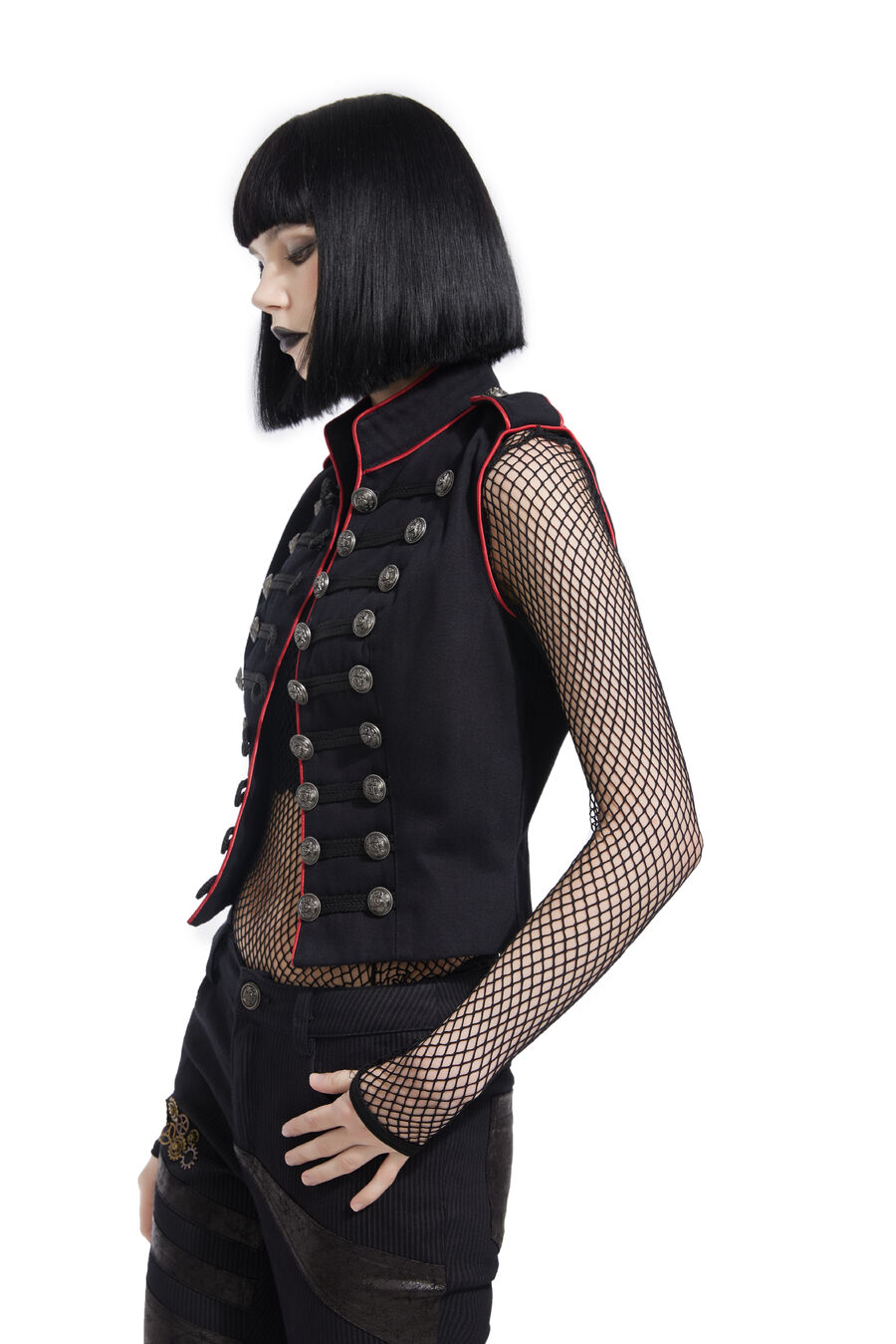 photo n°2 : Gilet femme  officier gothique