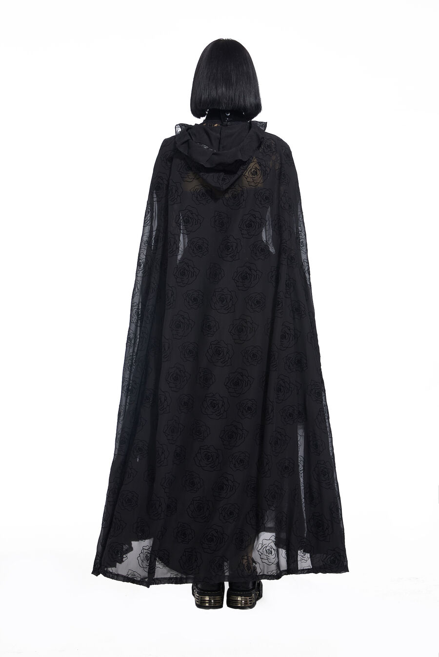 photo n&deg;6 : cape femme flocage velours