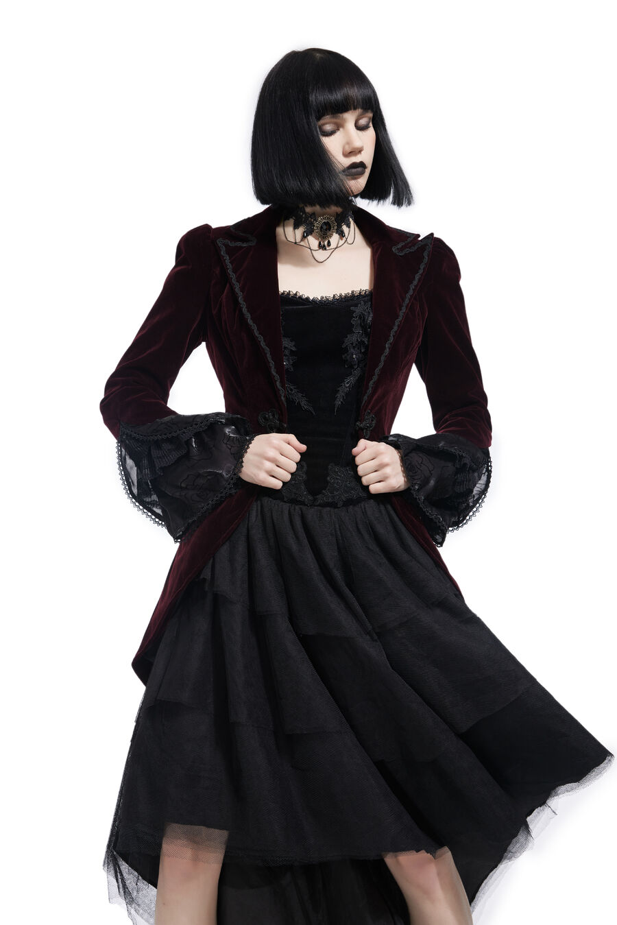 Manteaux Gothique Aristocrate Romantique