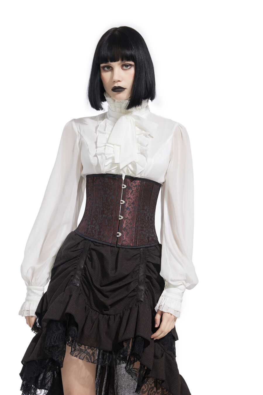 photo n°6 : Corset Sexy Glamour Laçage brocard