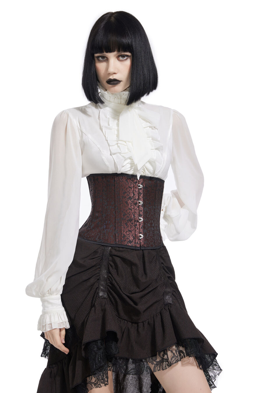 photo n°5 : Corset Sexy Glamour Laçage brocard