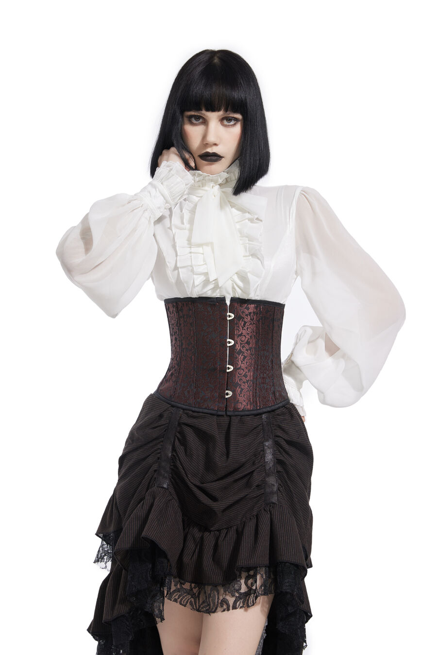 photo n°3 : Corset Sexy Glamour Laçage brocard