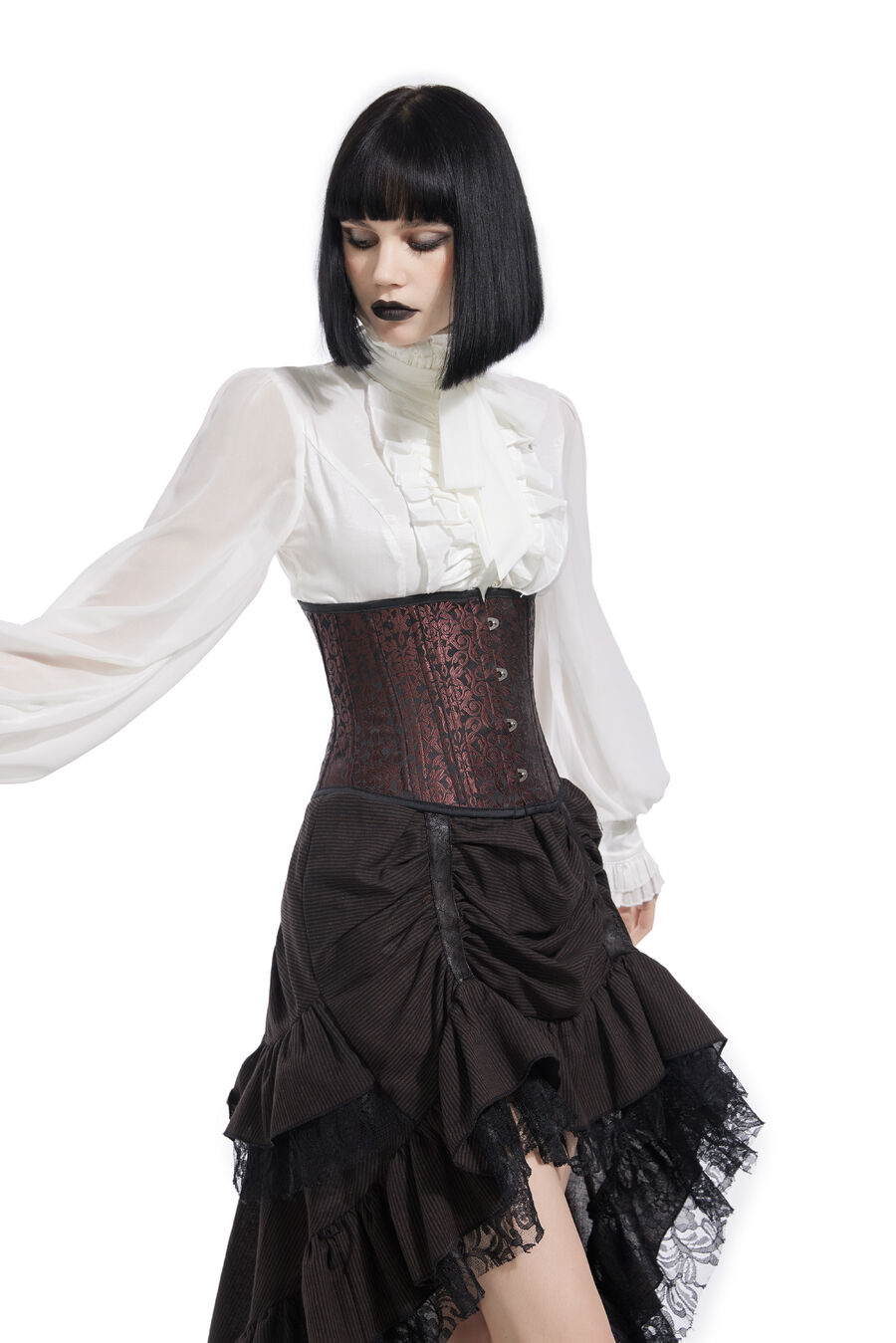 photo n°2 : Corset Sexy Glamour Laçage brocard