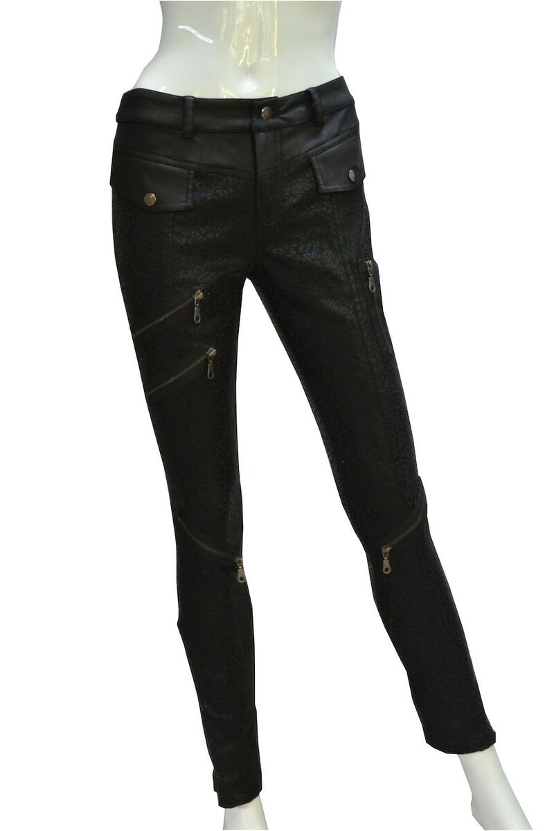 photo n&deg;10 : Legging noir effet serpent