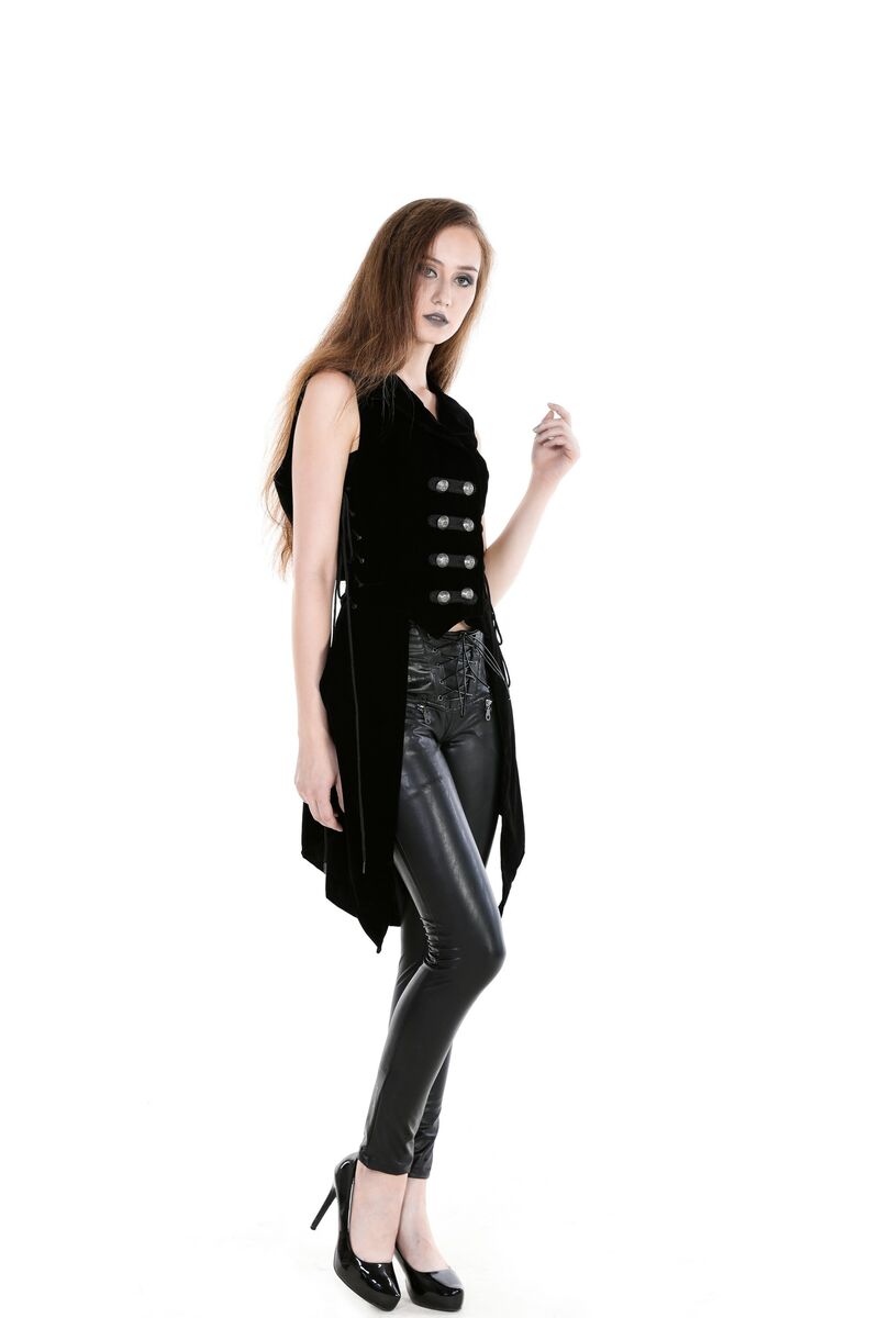 photo n&deg;2 : Veste en velour gothique romantique pour femme